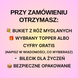 Prezent na 40 Urodziny lub Rocznicę Ślubu, Imeniny, Ślub, Wesele. Bukiet mydlany kwiaty mydlane r&oacute;że 40 szt. Komunia bg004 rumiana r&oacute;ża zdjęcie 3