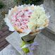 Сладкий съедобный букет Кремовый с конфетами Raffaello и 7 мыльных роз (диаметр 20 см) Комуния bgs020 zielony i beżowy фото 8