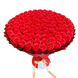 BUKIET 101 CZERWONYCH R&Oacute;Ż MYDLANYCH DLA DZIEWCZYNY KOBIETY DUŻY MEGA PREZENT NA URODZINY ROCZNICĘ ŚLUBU PREMIUM Z DOSTAWĄ FLOWER BOX mydlany kwiaty mydlane r&oacute;że bg010 czerwony i złoty zdjęcie