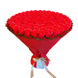 BUKIET 101 CZERWONYCH R&Oacute;Ż MYDLANYCH DLA DZIEWCZYNY KOBIETY DUŻY MEGA PREZENT NA URODZINY ROCZNICĘ ŚLUBU PREMIUM Z DOSTAWĄ FLOWER BOX mydlany kwiaty mydlane r&oacute;że bg010 czerwony i złoty zdjęcie 8