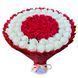 BUKIET 101 CZERWONYCH I BIAŁYCH R&Oacute;Ż MYDLANYCH DLA DZIEWCZYNY KOBIETY DUŻY MEGA PREZENT NA URODZINY ROCZNICĘ ŚLUBU PREMIUM Z DOSTAWĄ FLOWER BOX mydlany kwiaty mydlane r&oacute;że bg010 czerwony i biały zdjęcie