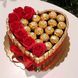 Zestaw prezentowy ze słodyczy Ferrero Rocher 18 szt i Merci 35 szt i mydlane wieczne r&oacute;że 7 szt ss004 zdjęcie 5
