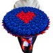 BUKIET 101 GRANATOWYCH R&Oacute;Ż MYDLANYCH Z CZERWONYM SERCEM DLA DZIEWCZYNY KOBIETY DUŻY MEGA PREZENT NA URODZINY ROCZNICĘ ŚLUBU PREMIUM Z DOSTAWĄ FLOWER BOX mydlany kwiaty mydlane r&oacute;że bg010 granatowy i czerwone serce zdjęcie 8